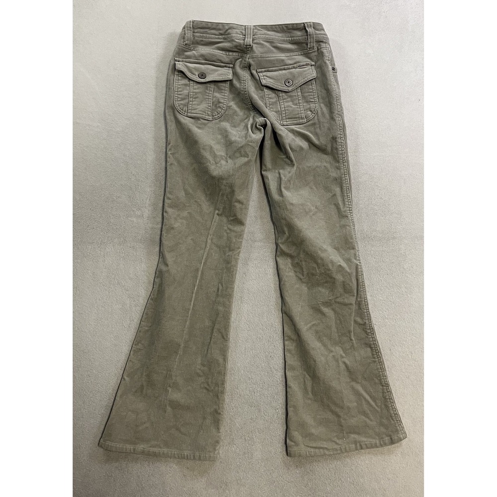 VTG Unionbay Pants Size 3 Low Rise Flare Leg Corduroy Grunge Boho Utility 90s